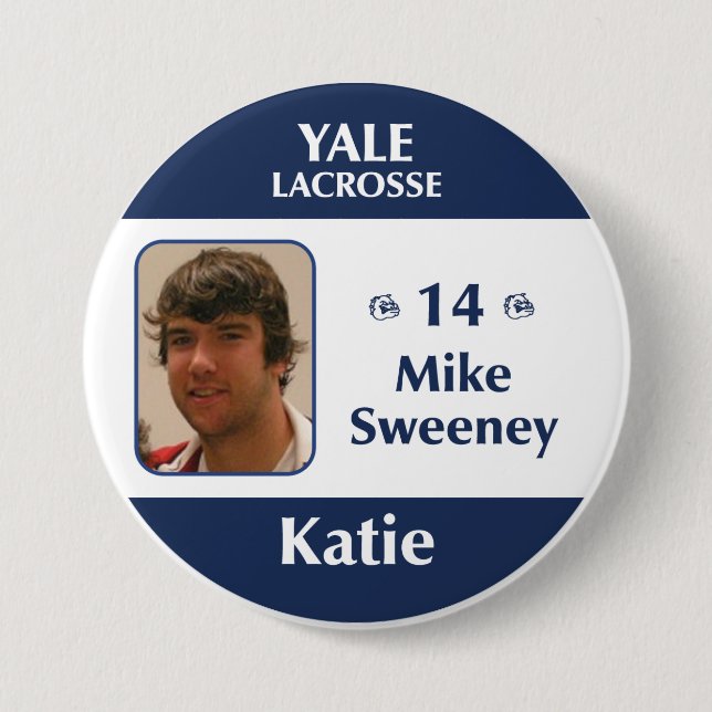 Katie - Mike Sweeney 3 Inch Round Button (Front)