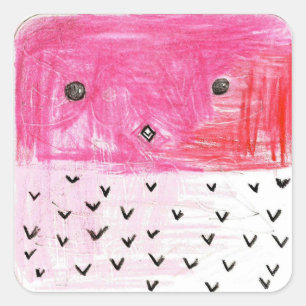 Katie: Square Sticker