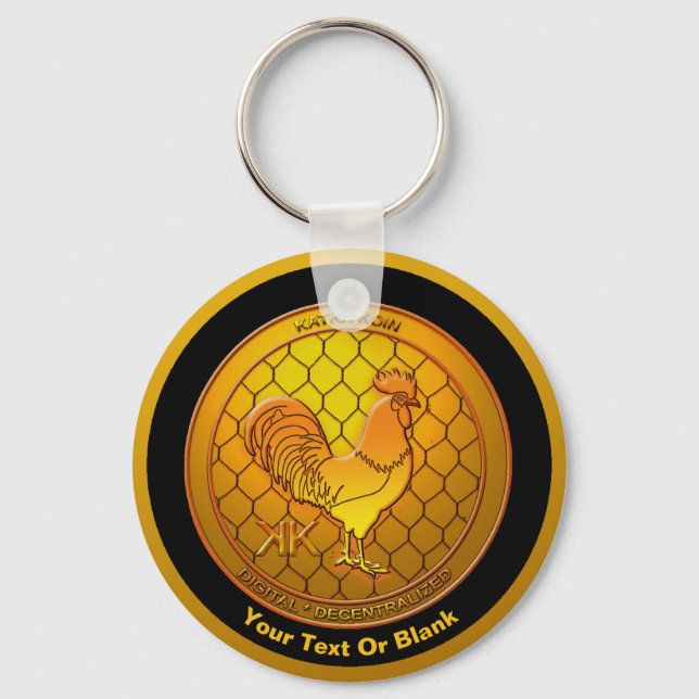 KatkaKoin Cryptocurrency ICO Keychain (Front)