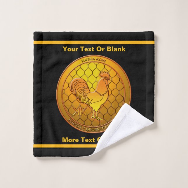 KatkaKoin Cryptocurrency ICO Wash Cloth (Wash Cloth)