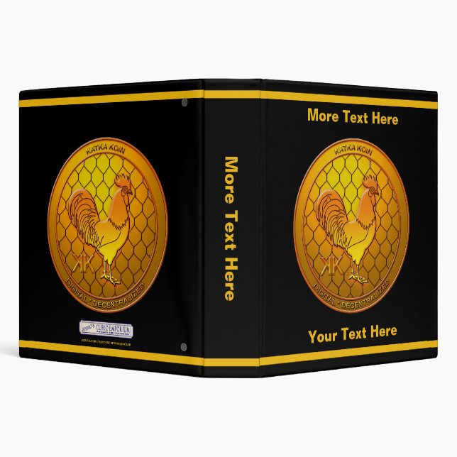 KatkaKoin Poultry Cryptocurrency ICO Binder (Background)