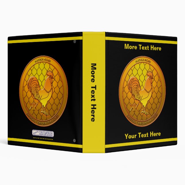 KatkaKoin Poultry Cryptocurrency ICO Binder (Background)