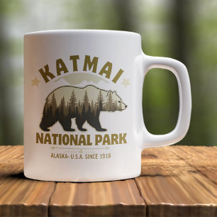 Katmai, Alaska: Nature’s Sanctuary Since 1918 Coffee Mug