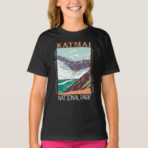 Katmai National Park Alaska Vintage Distressed T-Shirt