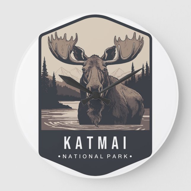 KATMAI NATIONAL PARK CLOCK 2025 (Front)