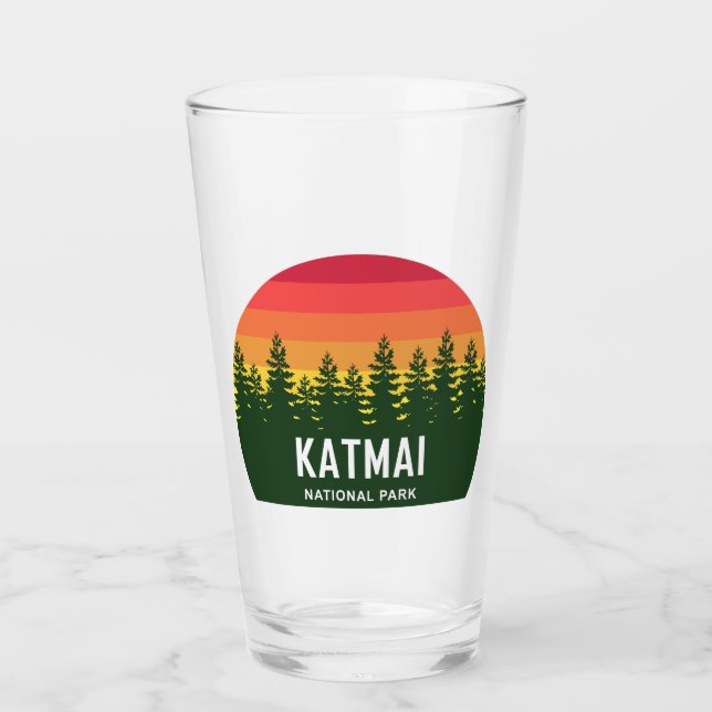 Katmai National Park Glass (Front)