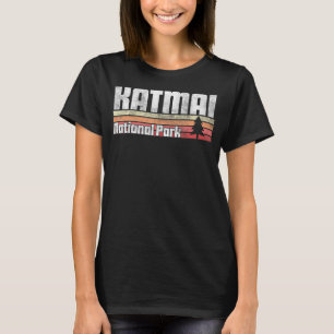 Katmai National Park Retro Style Vintage 70s 80s 9 T-Shirt