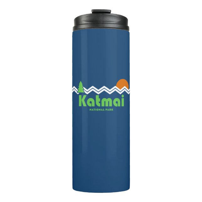 Katmai National Park Retro Thermal Tumbler (Front)