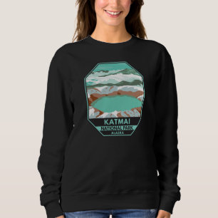 Katmai National Park Summit Crater Lake Alaska Sweatshirt