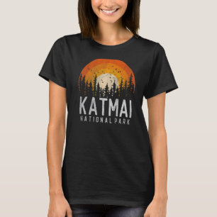 Katmai US National Park Alaska Vintage Retro 70s 8 T-Shirt