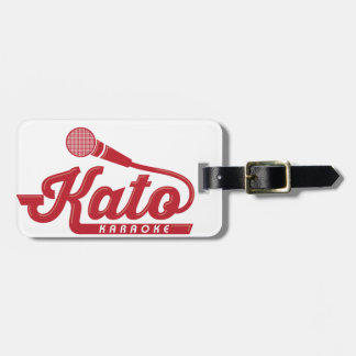 Kato Karaoke Logo Luggage Tag