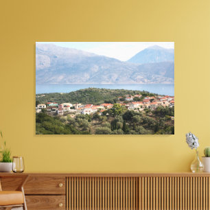 Katomeri, Meganissi, Greece Canvas Print