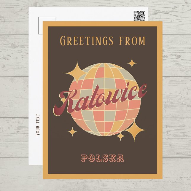 Katowice City Poland Retro Vintage Postcard (Creator Uploaded)