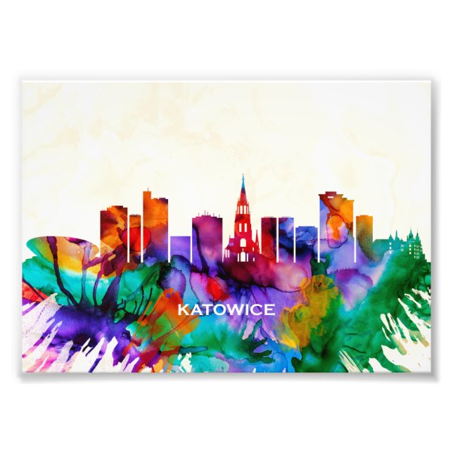 Katowice Skyline Photo Print (Front)