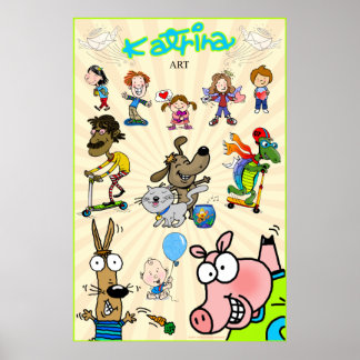 Katrina Art Large Poster