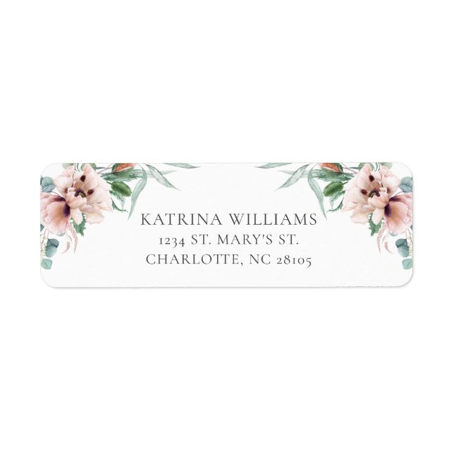 Katrina Boho Chic rose Mariage floral (Devant)