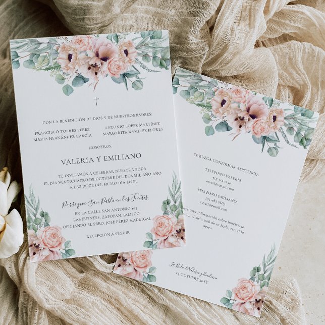 Katrina Invitación de Boda Catolica Wedding Invitation (Creator Uploaded)