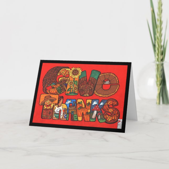 Kat's Lively Letters - DONNEZ CARTE DE REMERCIEMEN (Devant)