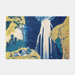Katsushika Hokusai - Amida Falls Doormat
