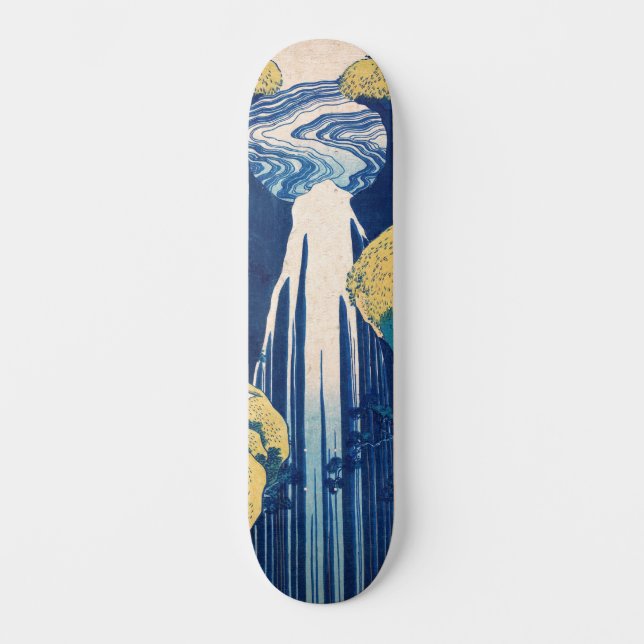 Katsushika Hokusai - Amida Falls Skateboard (Front)
