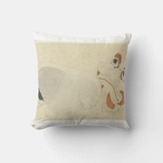 Katsushika Hokusai art style Throw Pillow