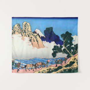 Katsushika Hokusai - Back of Fuji, Minobu river Tapestry