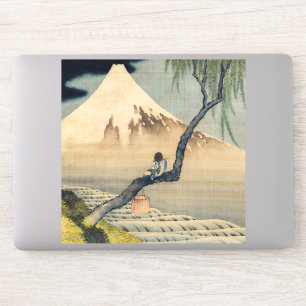 Katsushika Hokusai - Boy Viewing Mount Fuji