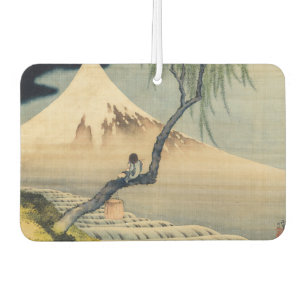 Katsushika Hokusai - Boy Viewing Mount Fuji Air Freshener