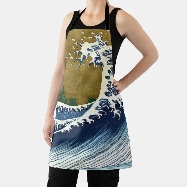 Katsushika Hokusai - Coloured Big Wave Apron (Insitu)