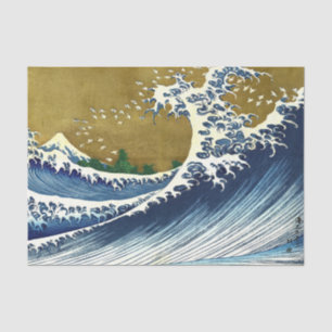 Katsushika Hokusai - Coloured Big Wave Tissue Paper