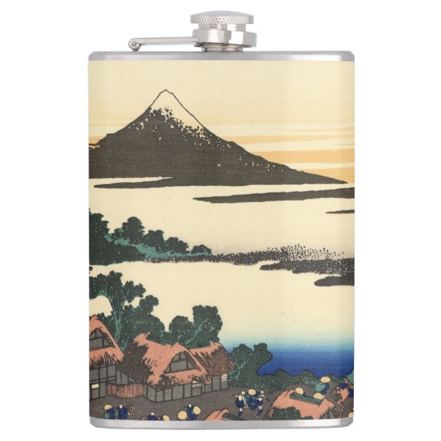 Katsushika Hokusai  Dawn in Kai province     Hip Flask (Front)