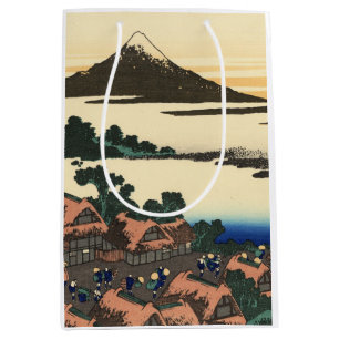 Katsushika Hokusai Dawn in Kai province Medium Gift Bag