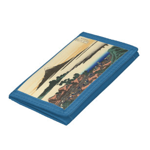 Katsushika Hokusai  Dawn in Kai province   Trifold Wallet