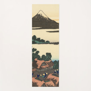 Katsushika Hokusai Dawn in Kai province Yoga Mat