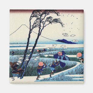 Katsushika Hokusai - Ejiri in the Suruga province Magnet