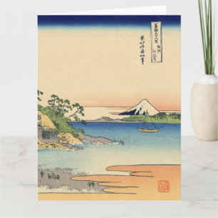 Katsushika Hokusai Enoshima in the Sagami province Card
