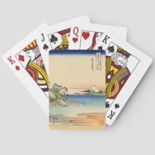 Katsushika Hokusai Enoshima in the Sagami province Playing Cards