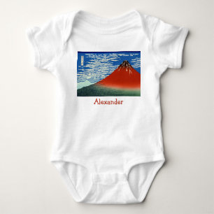 Katsushika Hokusai - Fine Wind, Clear Morning Baby Bodysuit