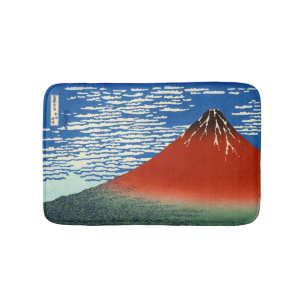 Katsushika Hokusai - Fine Wind, Clear Morning Bath Mat