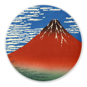 Katsushika Hokusai - Fine Wind, Clear Morning Ceramic Knob
