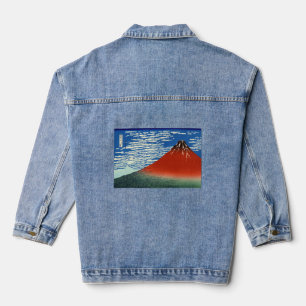 Katsushika Hokusai - Fine Wind, Clear Morning Denim Jacket