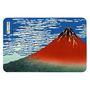 Katsushika Hokusai - Fine Wind, Clear Morning Magnet