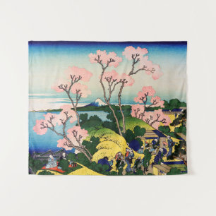 Katsushika Hokusai - Gotenyama, Tokaido, Shinagawa Tapestry