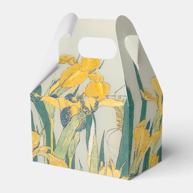 Katsushika Hokusai - Grasshopper and Iris Favor Box (Front Side)