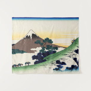 Katsushika Hokusai - Inume pass, Kai province Tapestry