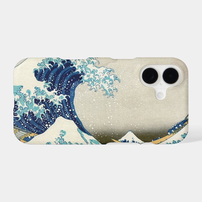 Katsushika Hokusai - La Grande vague au large de K (Verso (Horizontal))
