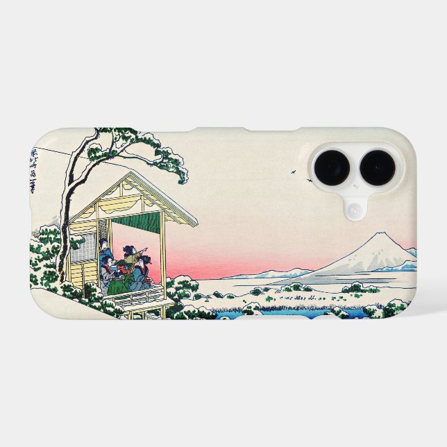 Katsushika Hokusai - Maison de thé à Koishikawa (Verso (Horizontal))
