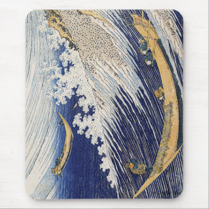 Katsushika Hokusai. Ocean waves    Mouse Pad