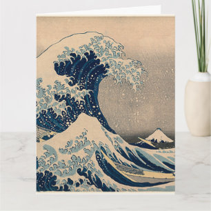 Katsushika Hokusai. The Great Wave off Kanagawa   Card