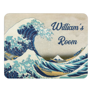 Katsushika Hokusai - The Great Wave off Kanagawa Door Sign